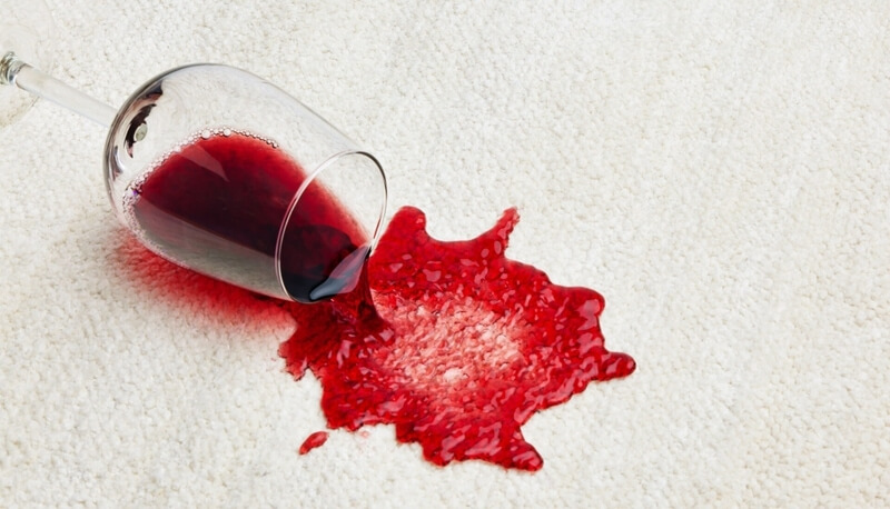How to Get Rid of Wine Stains in Your Carpets